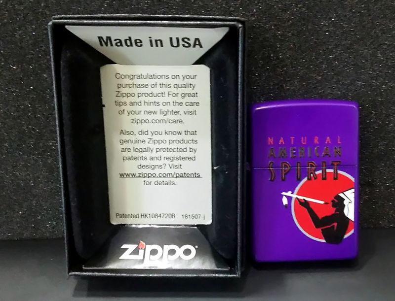 画像: zippo AMERICAN SPIRIT 2016年製造