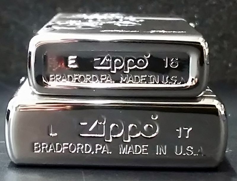 画像: zippo ペア ハート柄 2017年製造