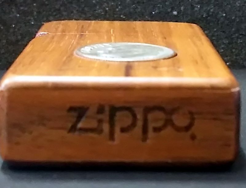 画像: zippo 木巻き No.1610 CWウォールナット 1989年製造