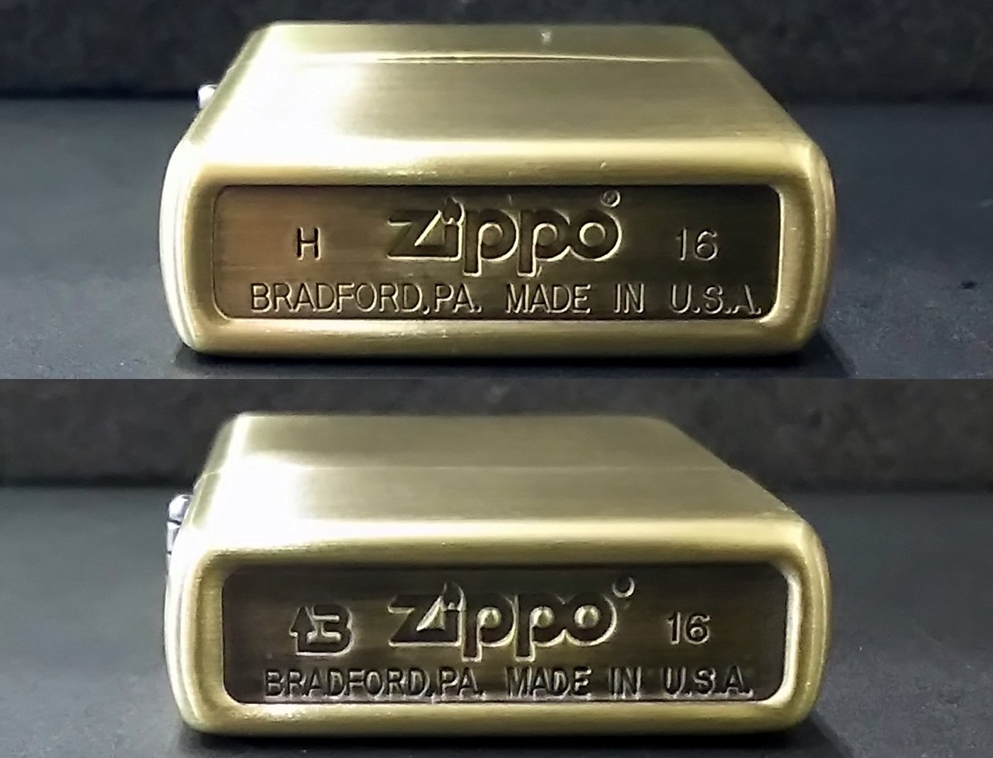 画像: zippo Bottomz Up（ボトムズアップ） 2016年製造