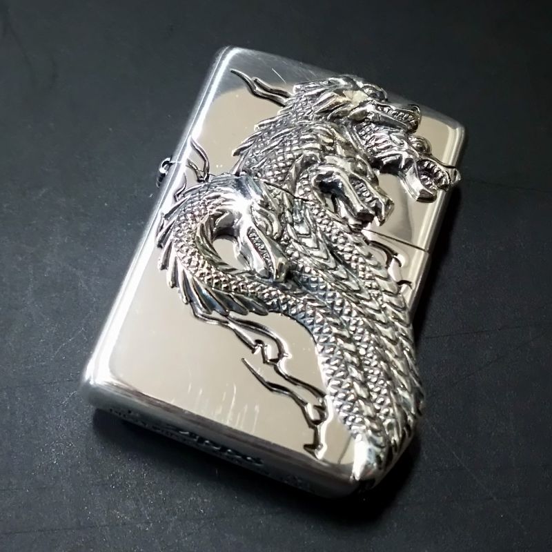 画像1: zippo 龍 3面加工 2019年製造