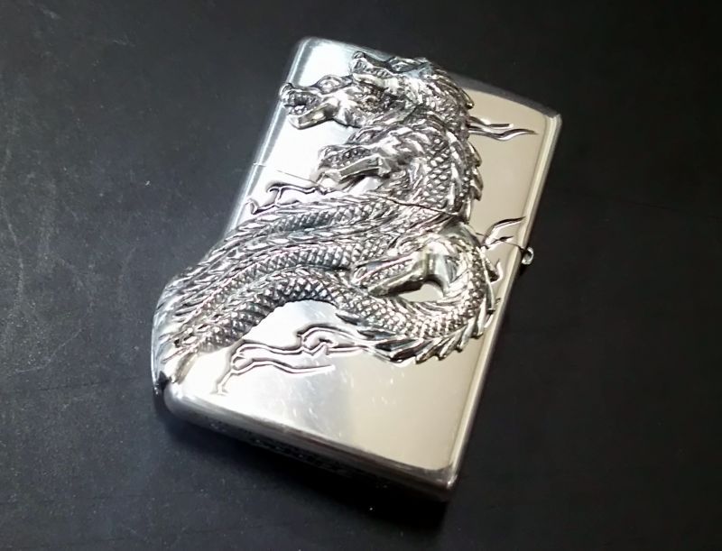 画像: zippo 龍 3面加工 2019年製造