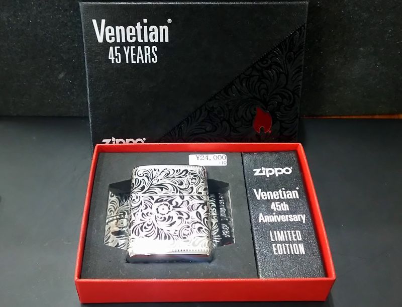 画像: zippo ベネチアン柄 45周年記念限定品 2019年製造