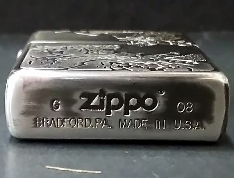 画像: zippo 龍虎両面 2008年製造