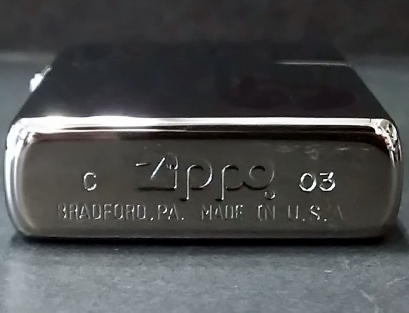 画像: zippo WINDY 炎柄 2003年製造