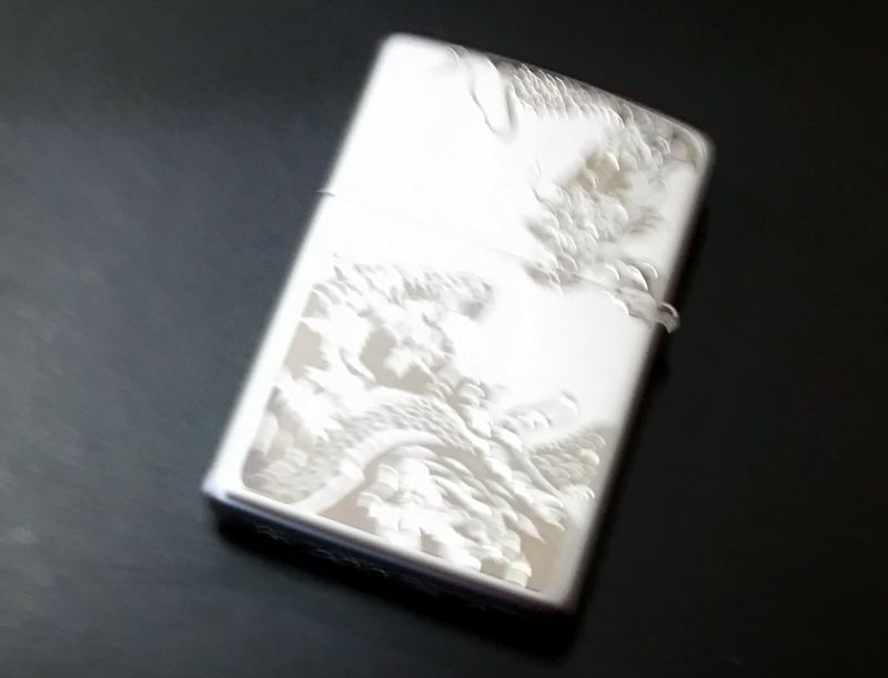 画像: zippo 龍虎両面 2008年製造