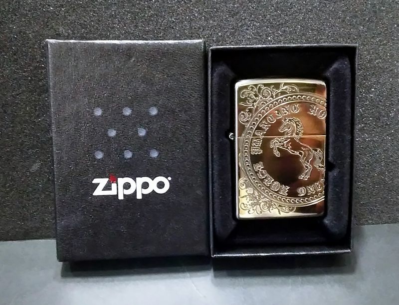 画像: zippo 馬 金ムラ 2015年製造