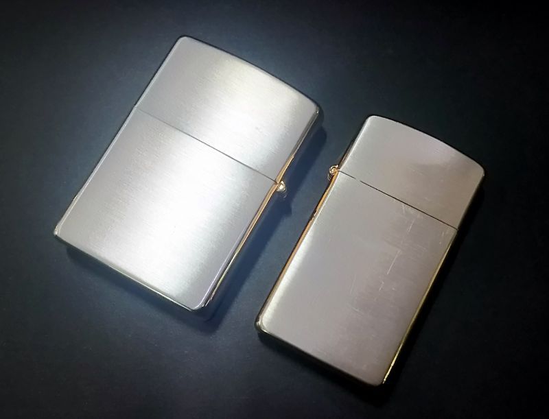 画像: zippo ペア 蝶柄 2008年製造