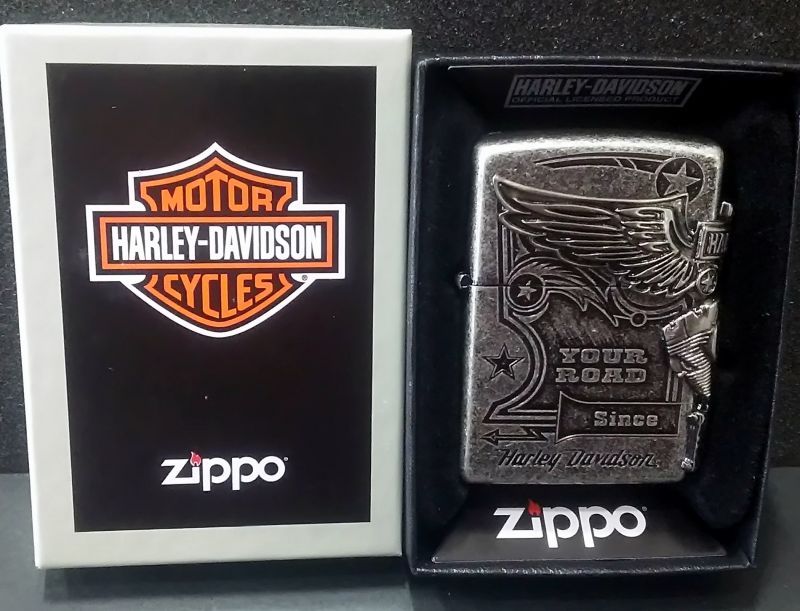 画像: zippo HARLEY-DAVIDSON 2019年製造