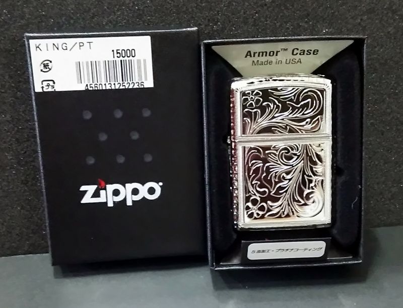 画像: zippo 5面加工 プラチナコーティング 2019年製造