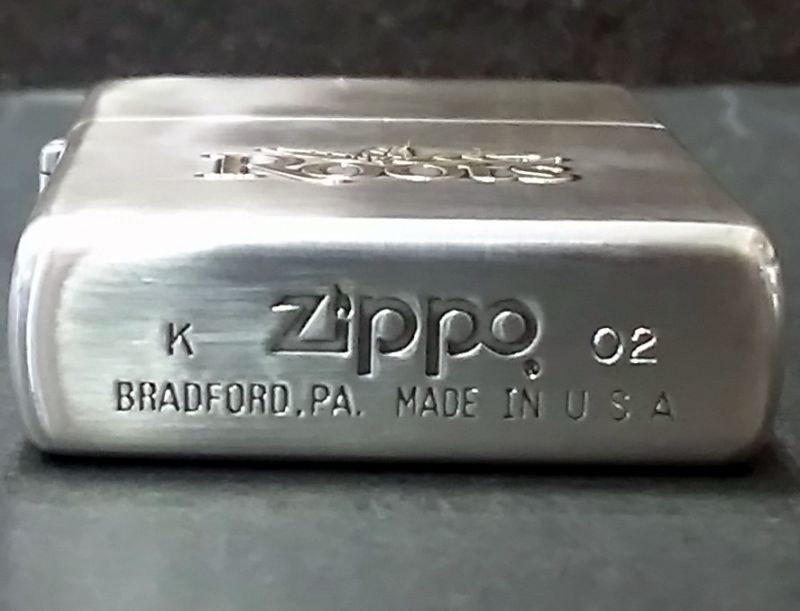 画像: zippo Roots 2002年製造