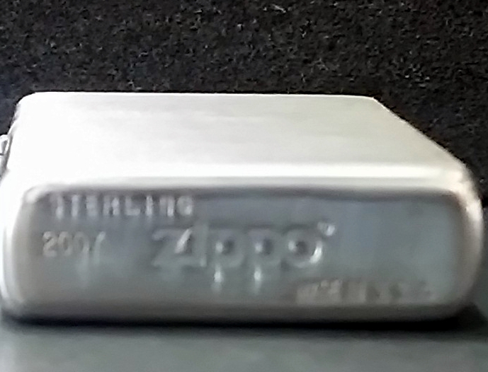 画像: zippo 純銀 No.13 2007年製造