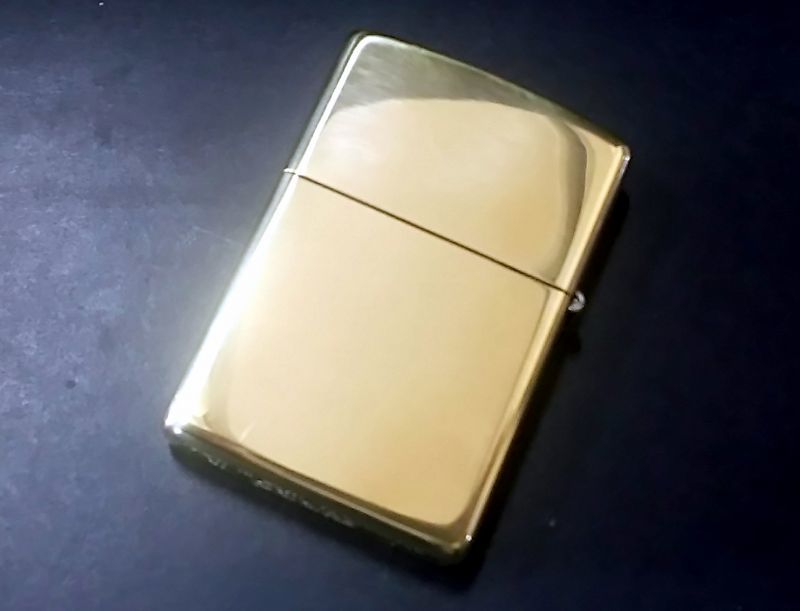 画像: zippo ドランカー 金色 2019年製造