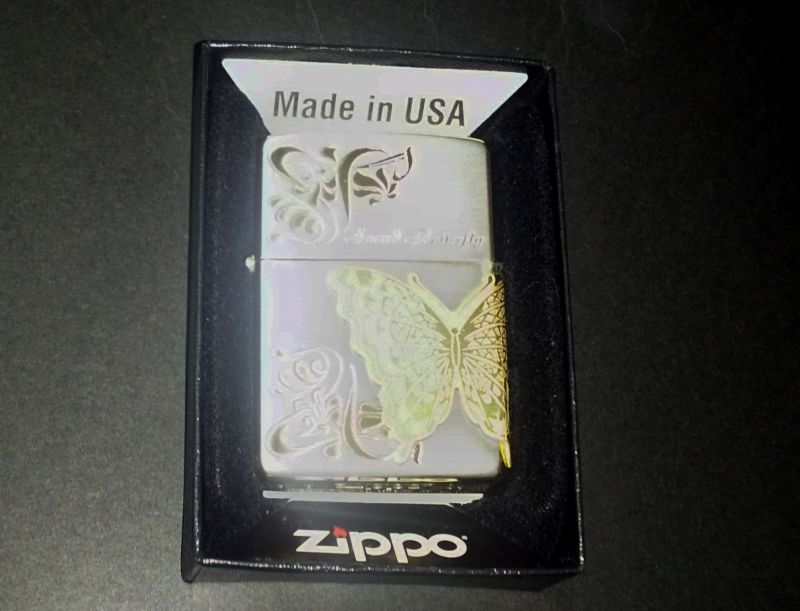 画像: zippo Sacred Batterfly 2008年製造