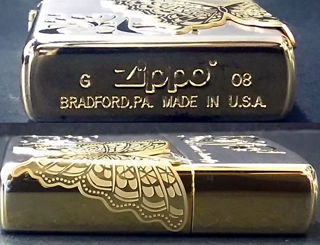 画像: zippo Sacred Batterfly 2008年製造