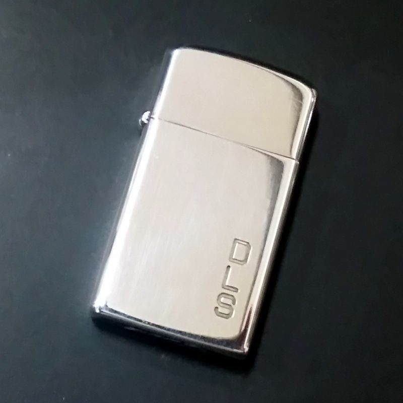 画像1: zippo SLIM DLS 銀製 1976-77年製造