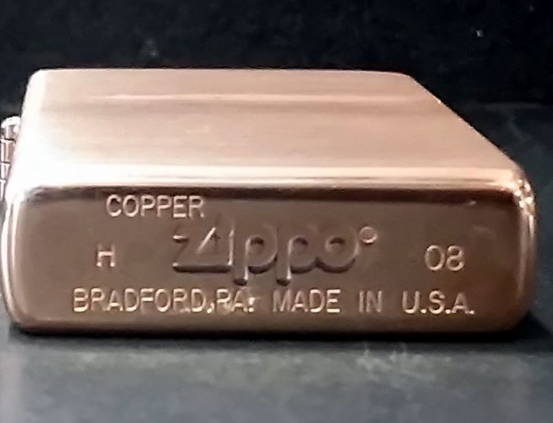 画像: zippo 銅 2008年製造