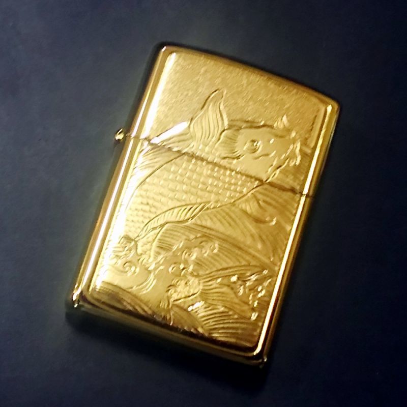 画像1: zippo ARMOR 鯉 2013年製造