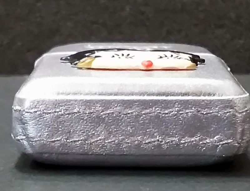 画像: zippo BETTY BOOP 革巻き 銀色