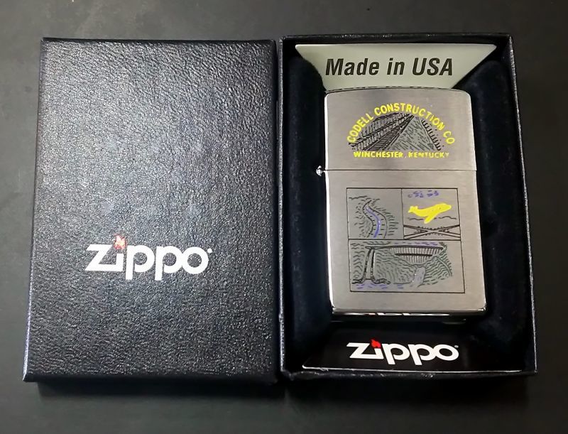 画像: zippo ヴィンテージ CODELL CONSTRUCTION CO. 1996年製造