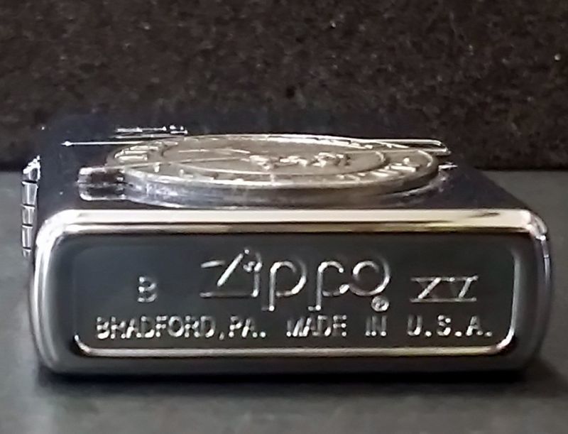 画像: zippo AUSTRALIAN AVIATOR メタル貼り 1999年製造