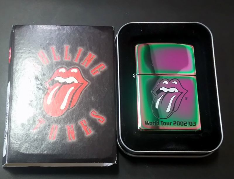 画像: zippo ローリングストーンズ スペクトラム  2003年製造