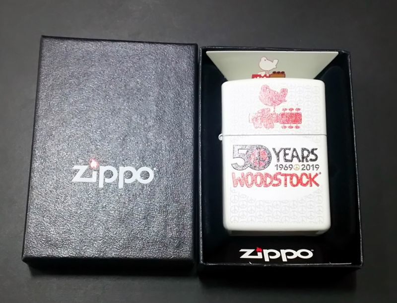 画像: zippo ウッドストック50周年 2019年製造