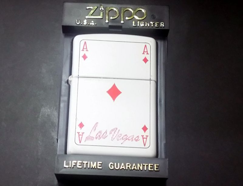 画像: zippo トランプ ダイヤ エース 1999年製造 新品未使用