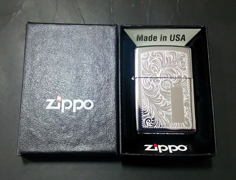 画像: zippo ヴィンテージ 両面柄 2005年製造 新品未使用