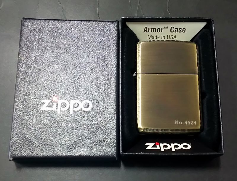 画像: zippo ARMOR スカル 3面加工 3ER-SKULL A アンティークBr 2020年製造 新品未使用