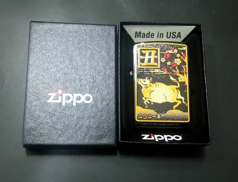 画像: zippo 丑年 2TIBK-OX 2020年製造 新品未使用