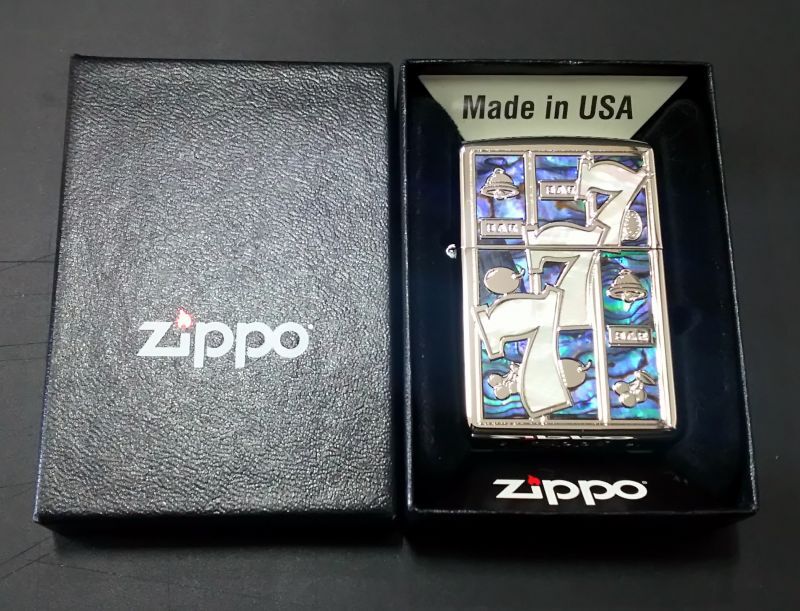 画像: zippo スリーセブン シェル ジャックポッド SV 2020年製造 新品未使用