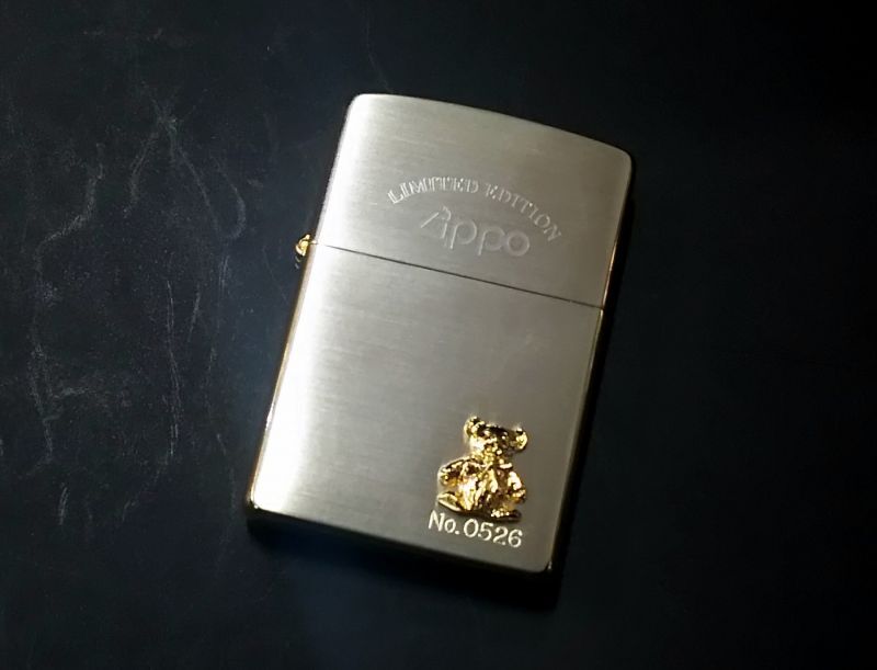 画像: zippo クマストラップ付き 限定品 No.0526 2005年製造 新品未使用