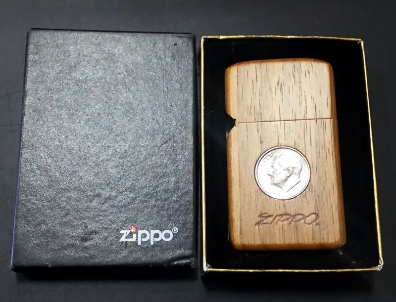 画像: zippo 木巻き 2000年製造 新品未使用