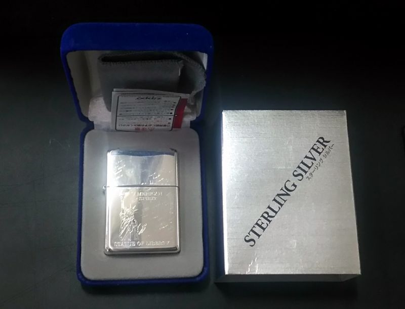 画像: zippo 純銀 #15 自由の女神 2004年製造 新品未使用