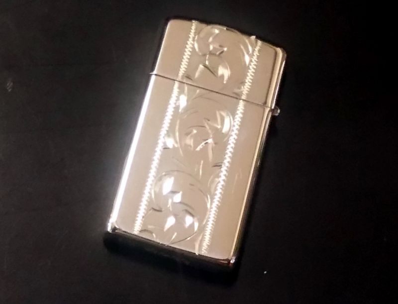 画像: zippo SLIM 純銀 #1500 2004年製造 新品未使用