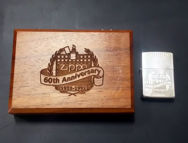 画像: zippo 60周年記念 限定品 898/2500 1991年製造 中古品