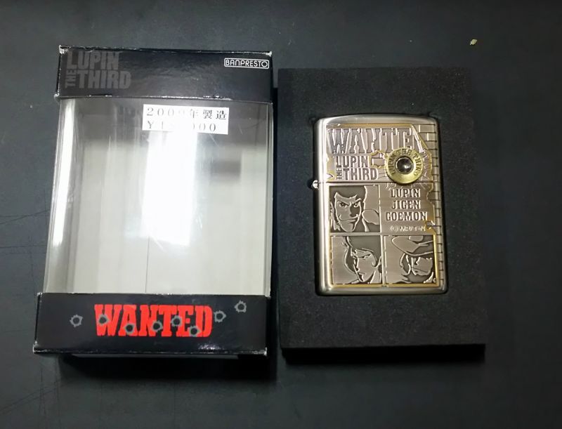 画像: zippo ルパン三世 WANTED 手配書 2009年製造 新品未使用