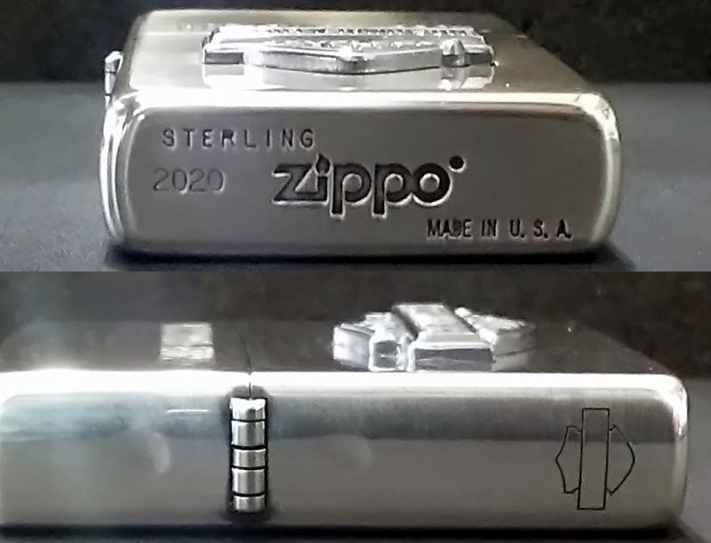 画像: zippo HARLEY-DAVIDSON 純銀 2020年製造 新品未使用
