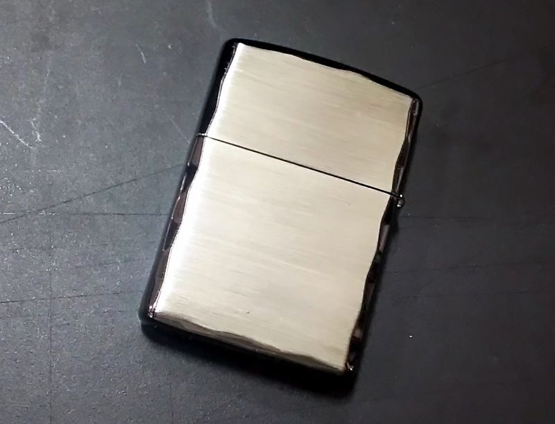 画像: zippo ARMOR シンプルロゴ SBN 両面加工 2020年製造 新品未使用