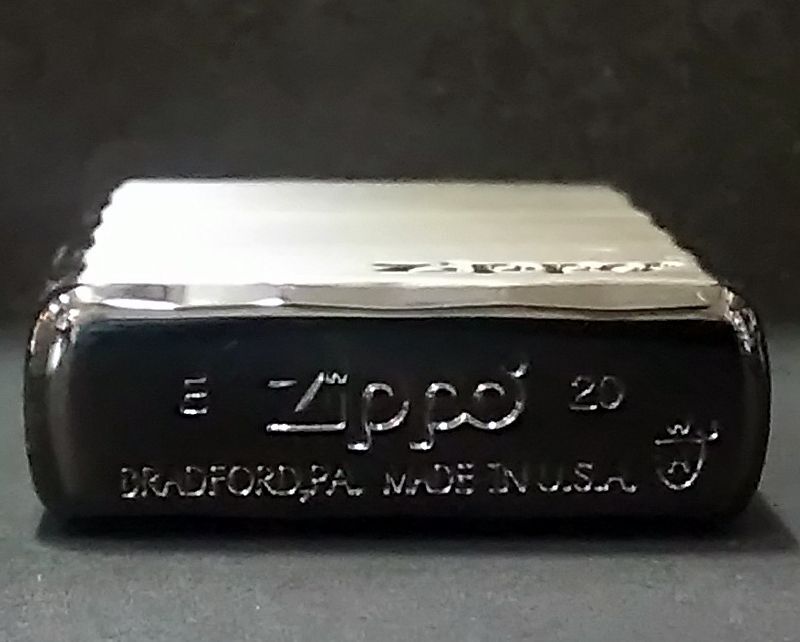 画像: zippo ARMOR シンプルロゴ SBN 両面加工 2020年製造 新品未使用