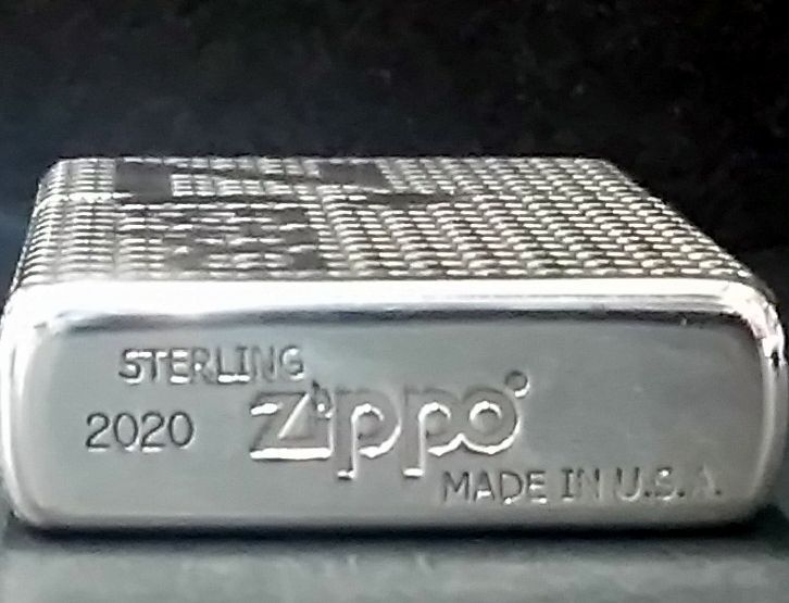 画像: zippo WINDY スターリングシルバー 純銀 4面 2020年製造 新品未使用