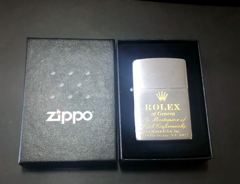 画像: zippo ROLEX 2001年製造 新品未使用