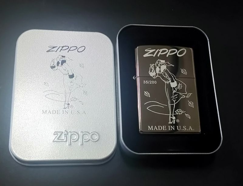 画像: zippo WINDY 限定品 35/200 2005年製造 新品未使用