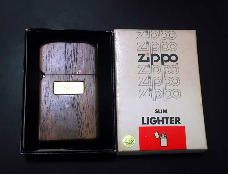画像: zippo ヴィンテージ 木巻き 1982年製造 新品未使用