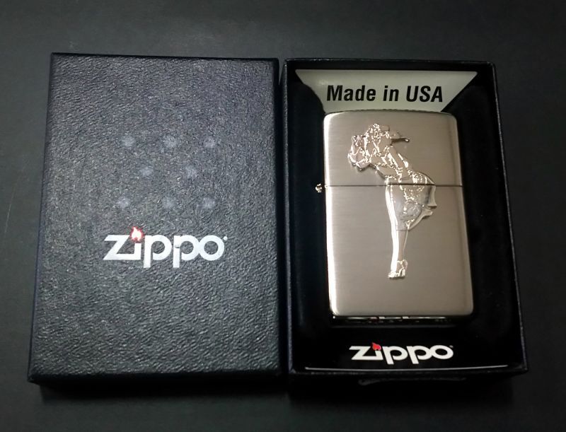 画像: zippo WINDY メタルプレート 銀色 2000年製造 新品未使用