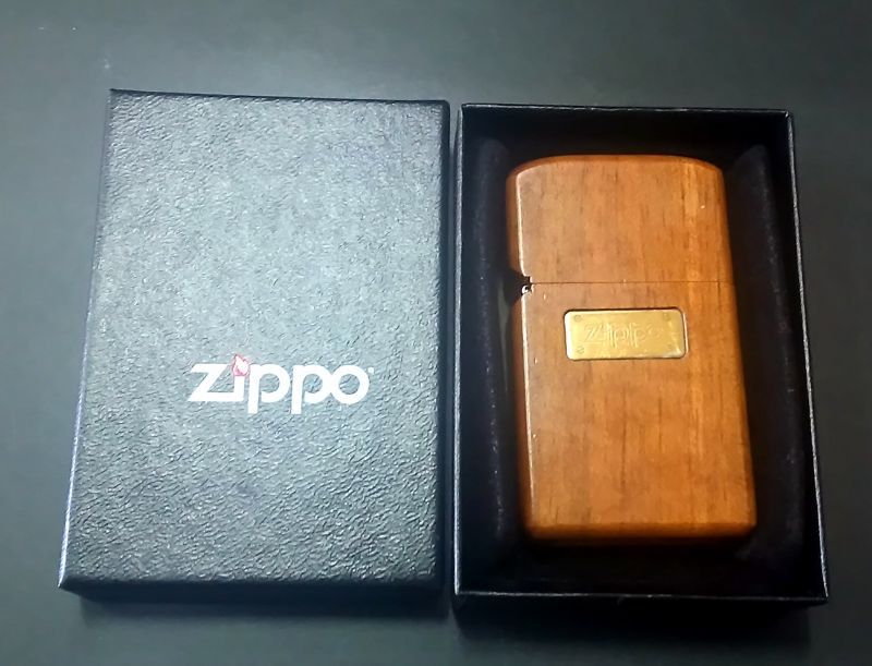 画像: zippo 木巻き 2008年製造 新品未使用