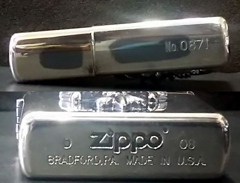 画像: zippo シルバークロス 限定品 No.0871 2008年製造 新品未使用