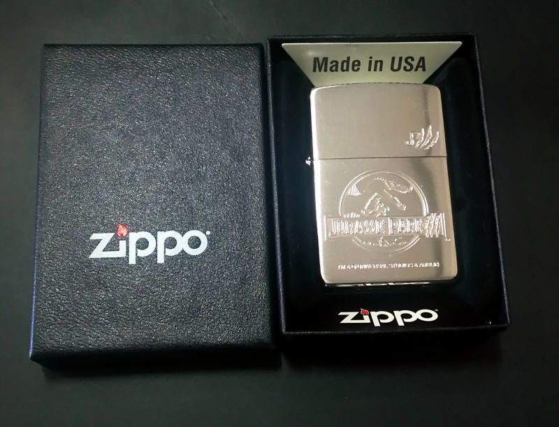 画像: zippo ジュラシックパーク 2000年製造 新品未使用