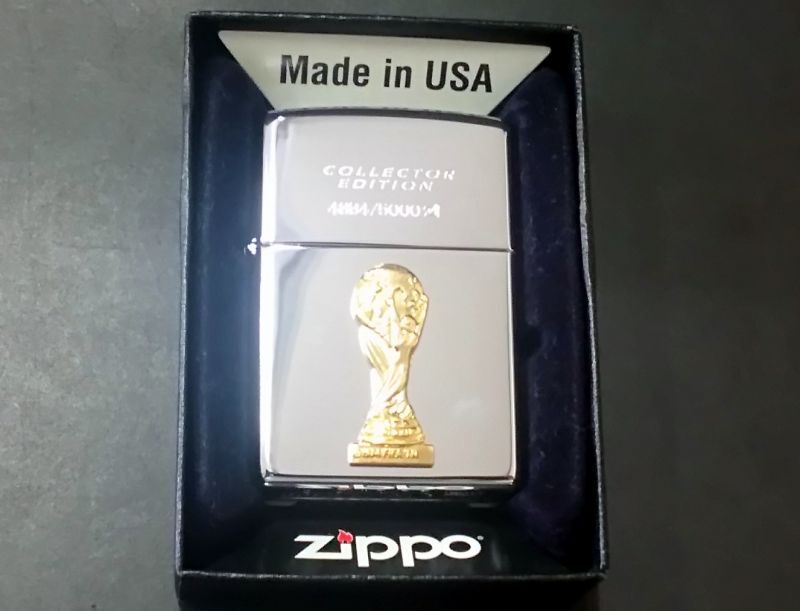 画像: zippo 1998年ワールドカップ 限定品 4884/5000 1998年製造 新品未使用